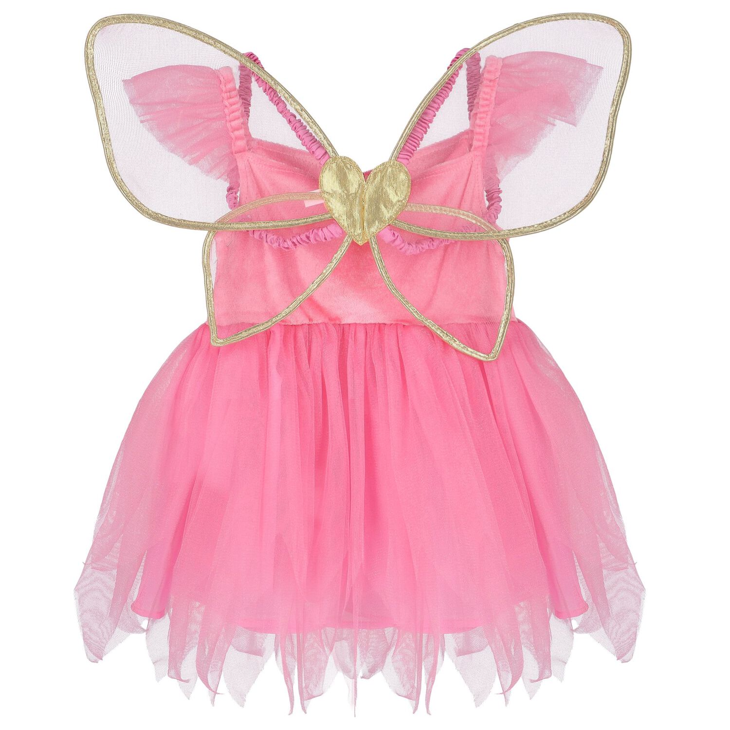 Girls Pink Fairy Costume, 1, hi-res image number null