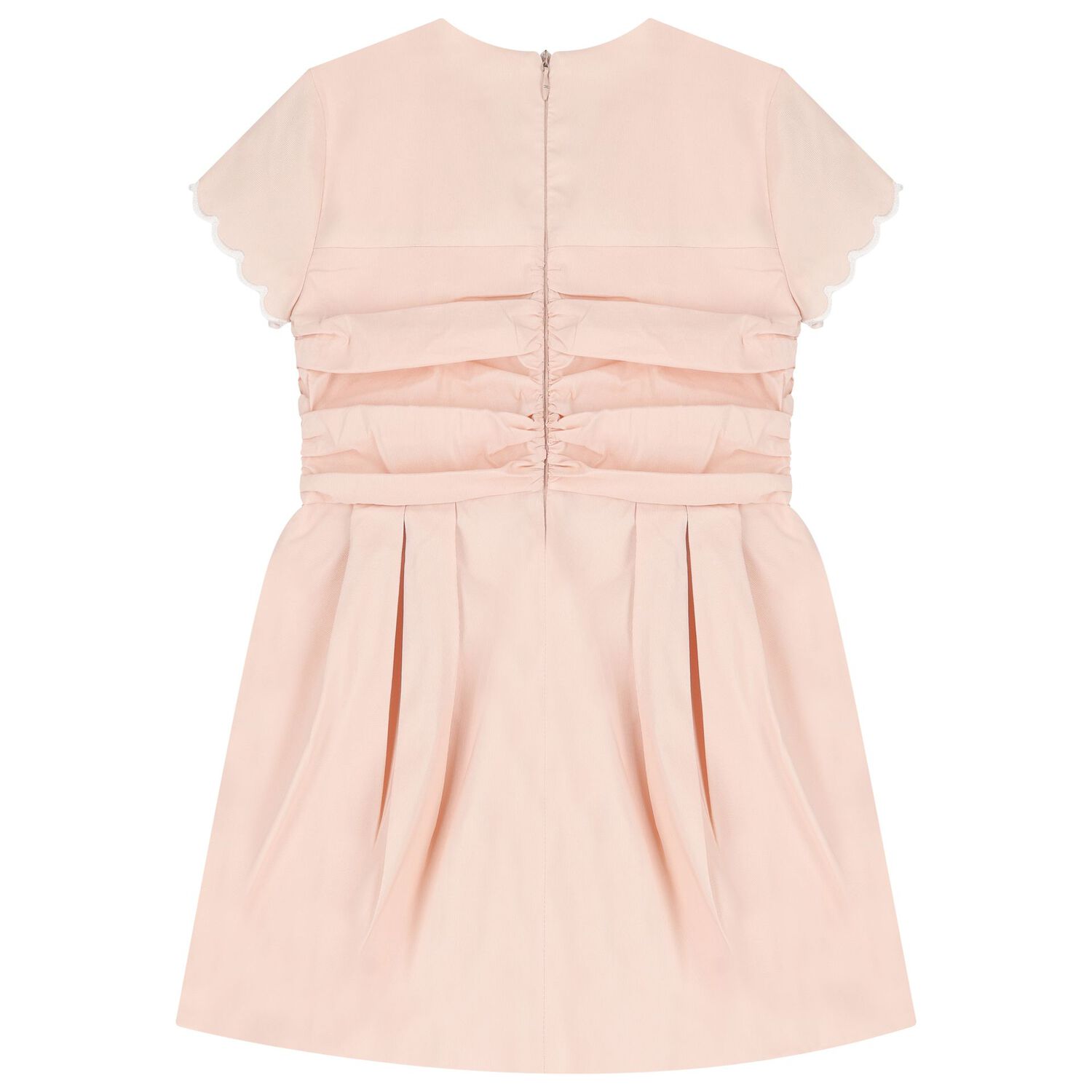 فستان بنات بفيونكة باللون الوردى, 1, hi-res image number null