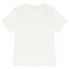 Girls Ivory Logo Chain T-Shirt, 2, hi-res