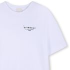 Girls White Logo T-Shirt Dress, 2, hi-res