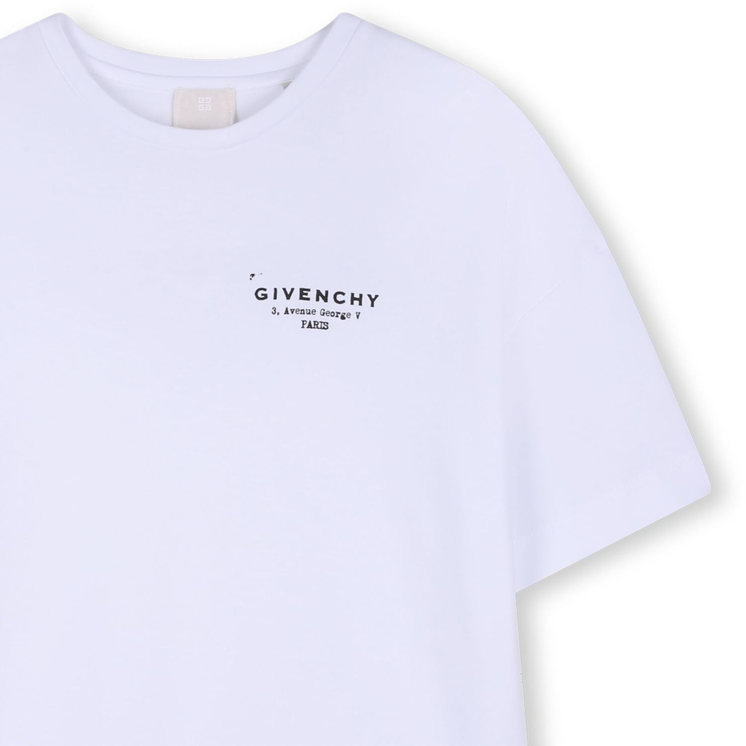 Girls White Logo T-Shirt Dress, 2, hi-res