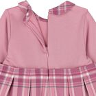 Baby Girls Pink Tartan Dress, 1, hi-res