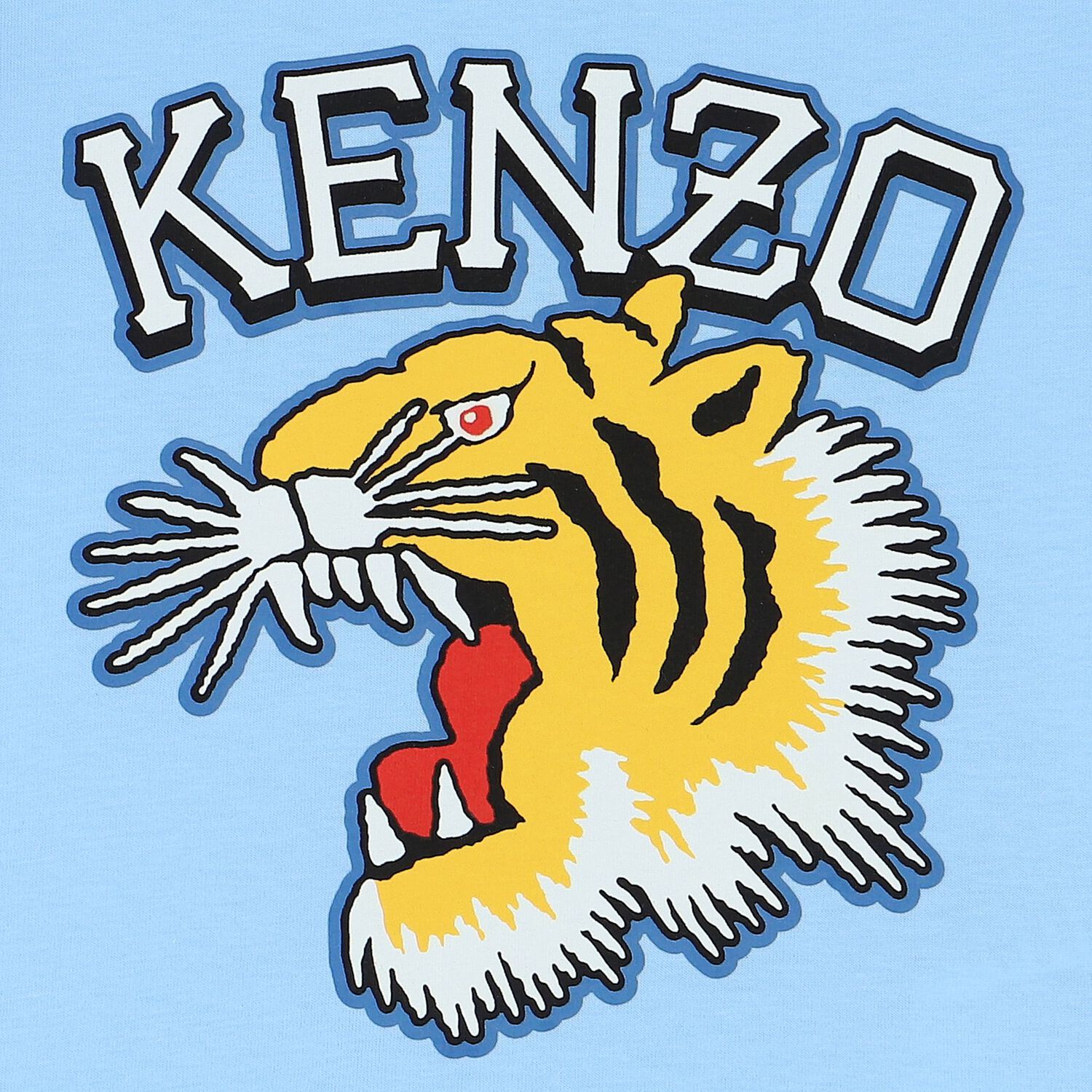 تيشيرت بطبعة النمر باللون الأزرق, 2, hi-res image number null