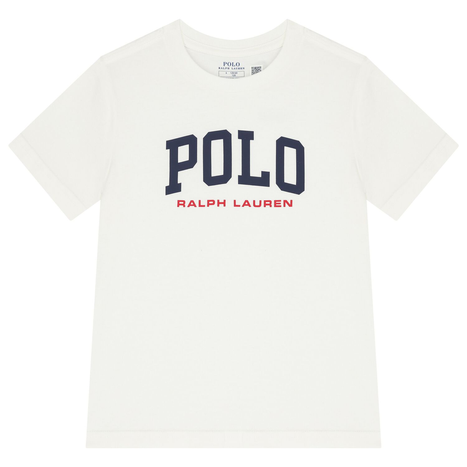 Boys White Logo T-Shirt, 1, hi-res