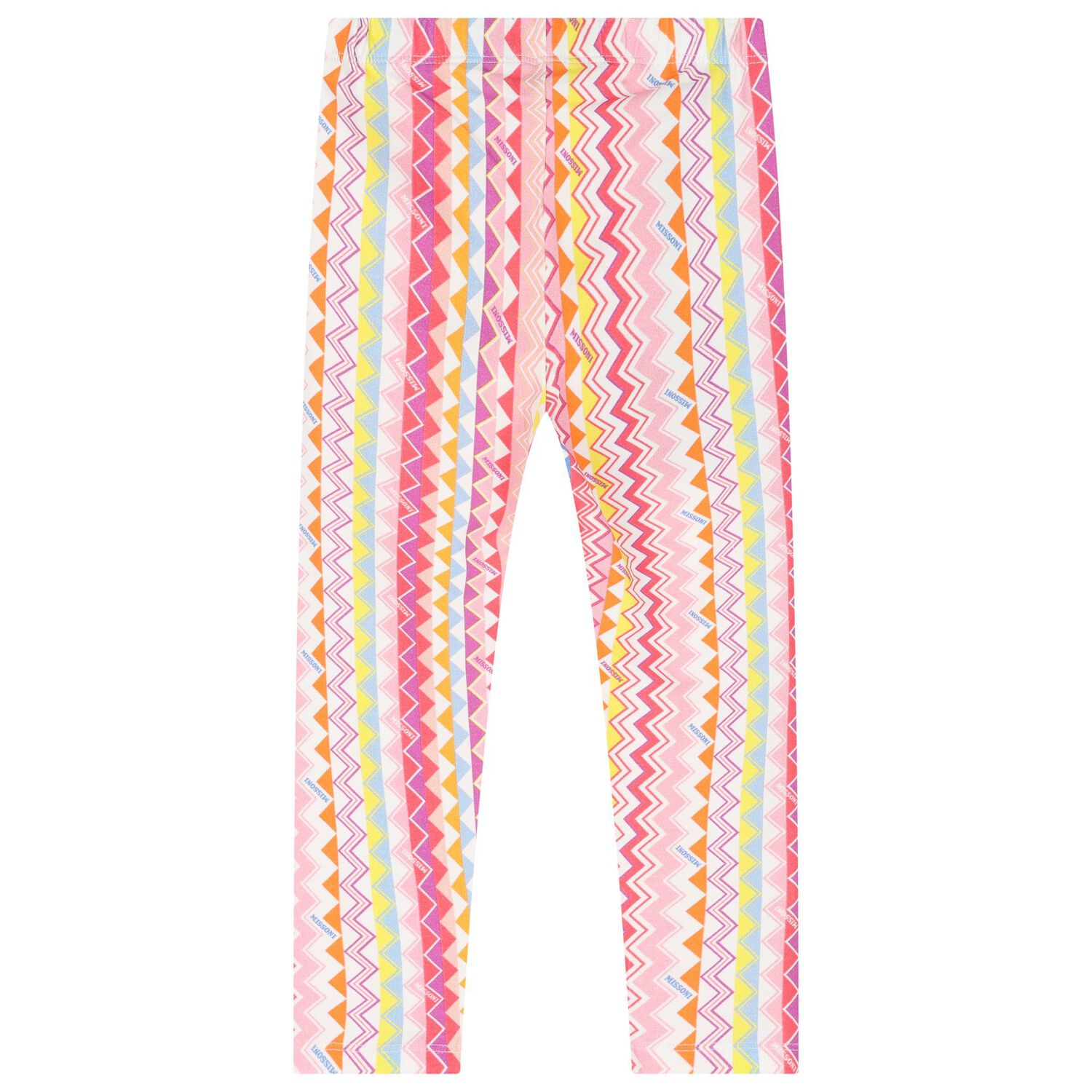 Girls Multi-Coloured Zig Zag Leggings, 1, hi-res image number null