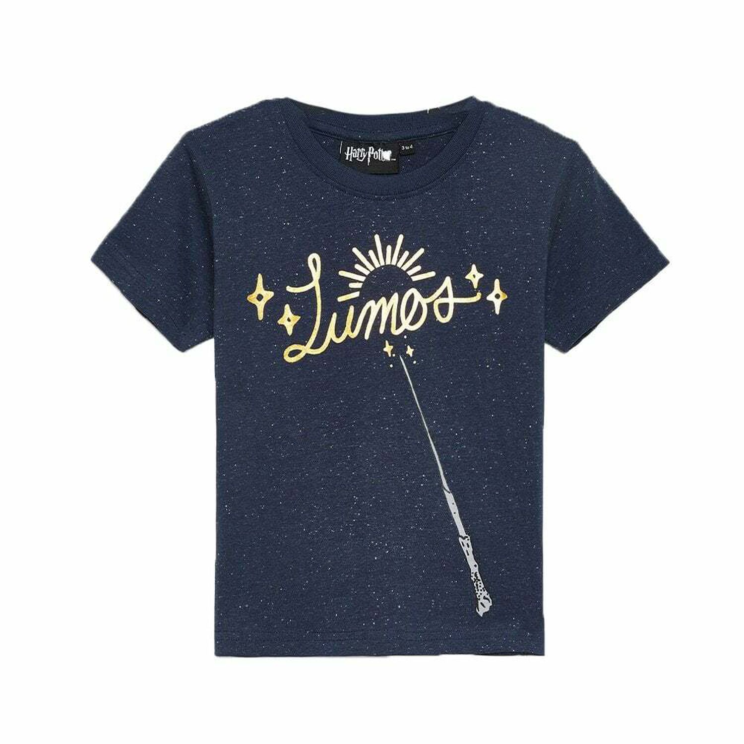 Boys Blue Harry Potter T-Shirt, 1, hi-res