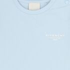 Younger Boys Blue Logo T-Shirt, 1, hi-res