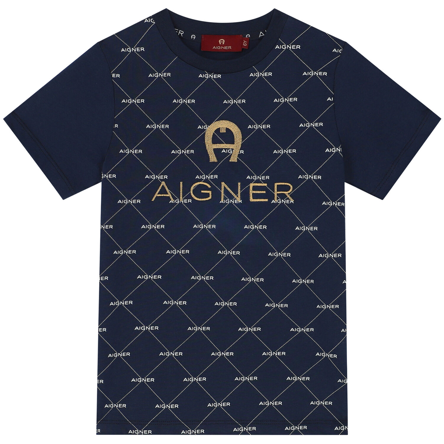 Boys Navy Logo T-Shirt, 1, hi-res