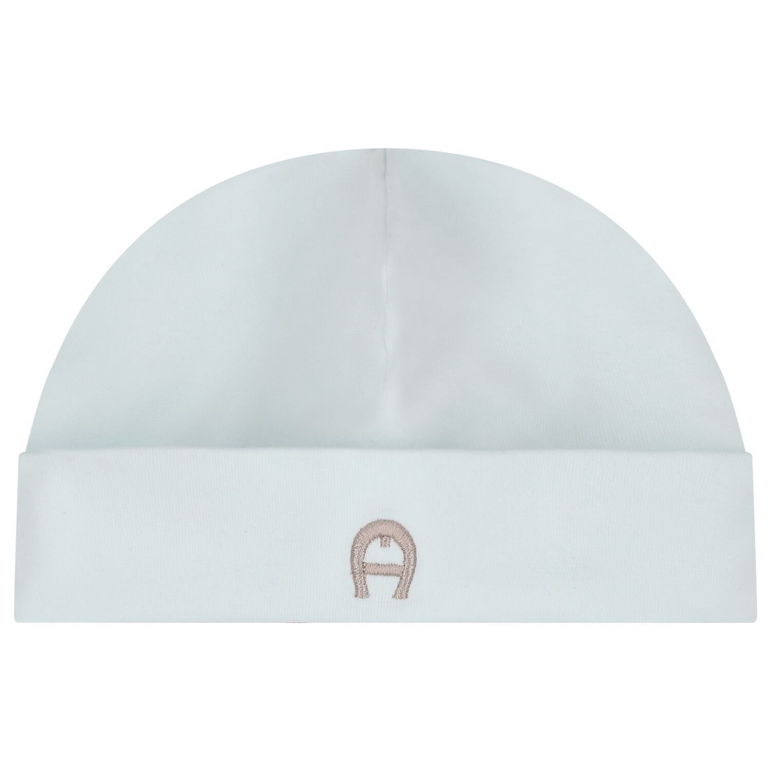 Baby Boys Blue Embroidered Logo Hat, 2, hi-res