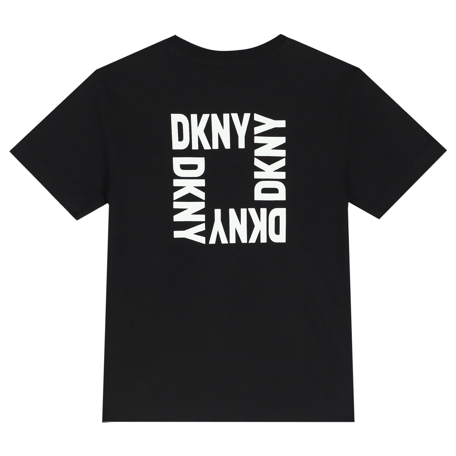 تيشيرت بالشعار باللون الأسود, 1, hi-res