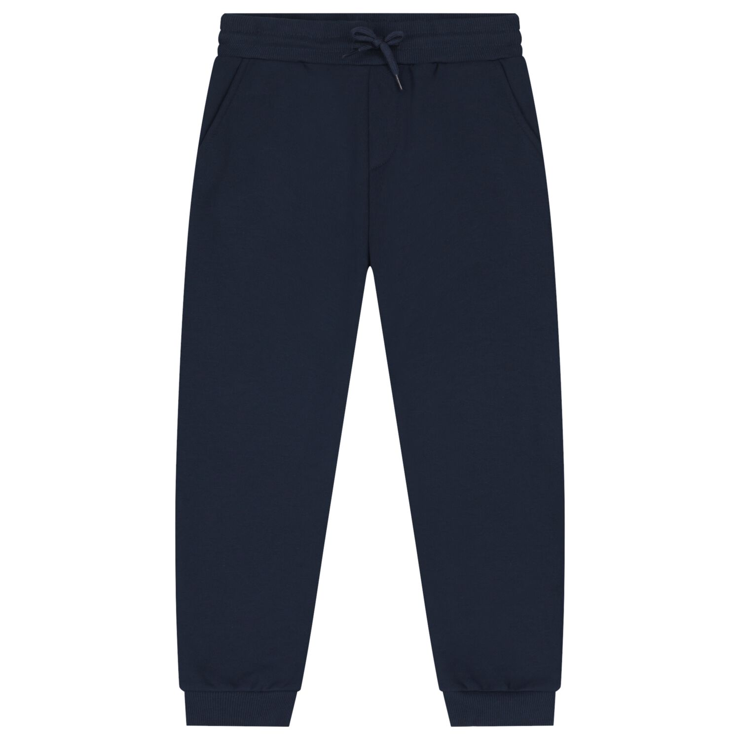 Boys Navy Blue Joggers, 1, hi-res