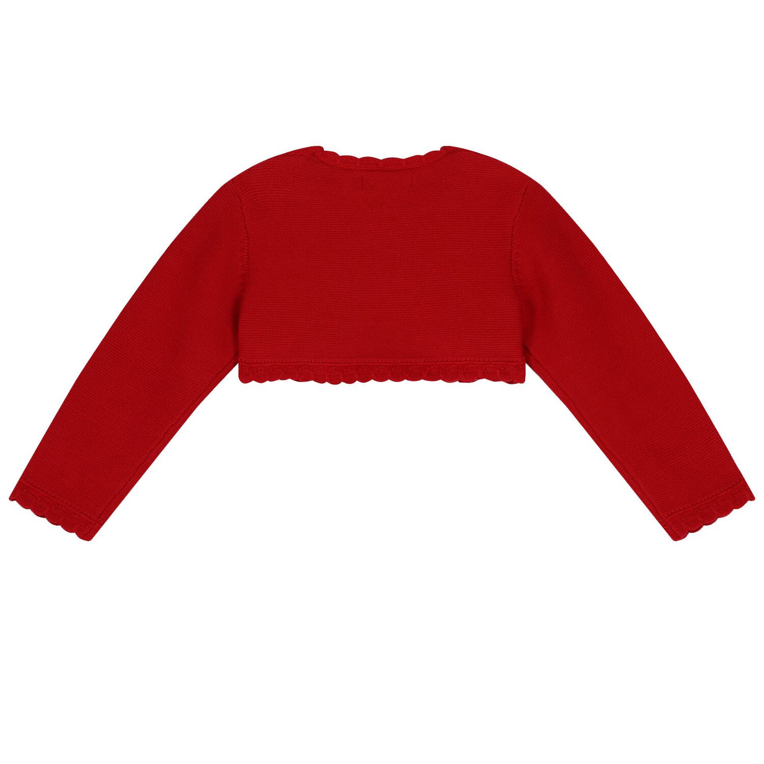 Younger Girls Red Bolero Cardigan, 2, hi-res image number null