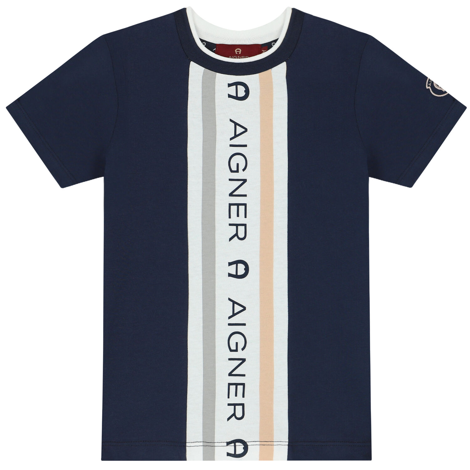 Boys Navy Logo T-Shirt, 1, hi-res