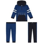 Boys Blue & Navy 3-Piece Tracksuit, 1, hi-res