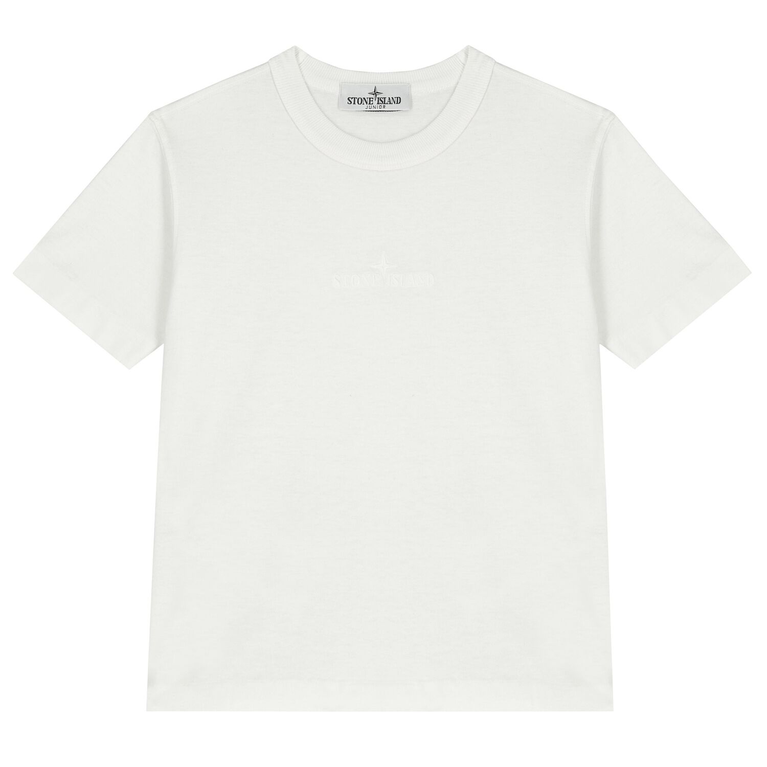 Boys White Logo T-Shirt, 1, hi-res image number null