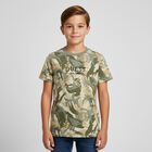 Boys Beige Logo T-Shirt, 1, hi-res