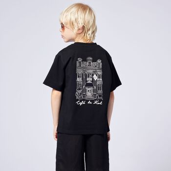 Boys Black Logo T-Shirt