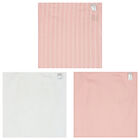 White & Pink Muslin Set ( 3-Pack ), 3, hi-res