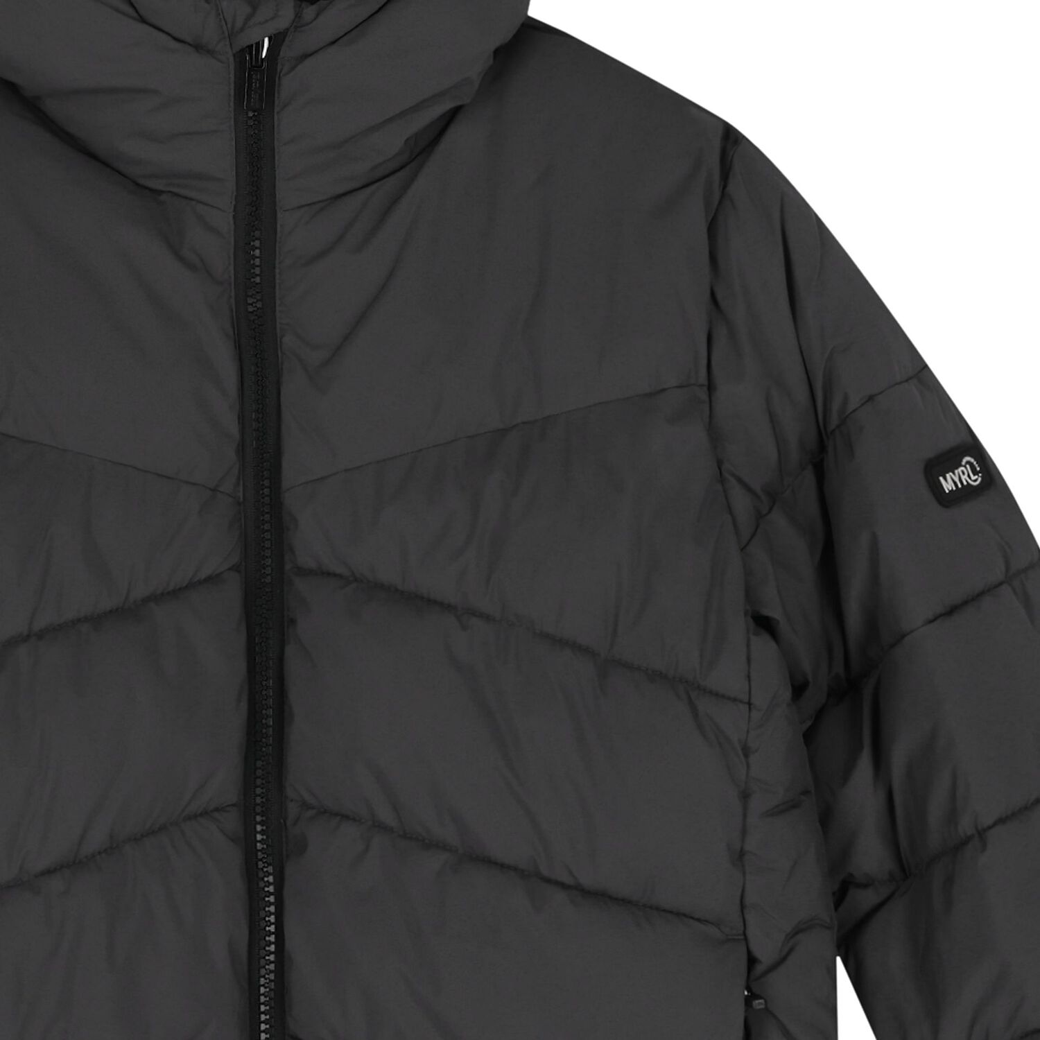 جاكيت رمادي طويل مبطن للأولاد, 1, hi-res