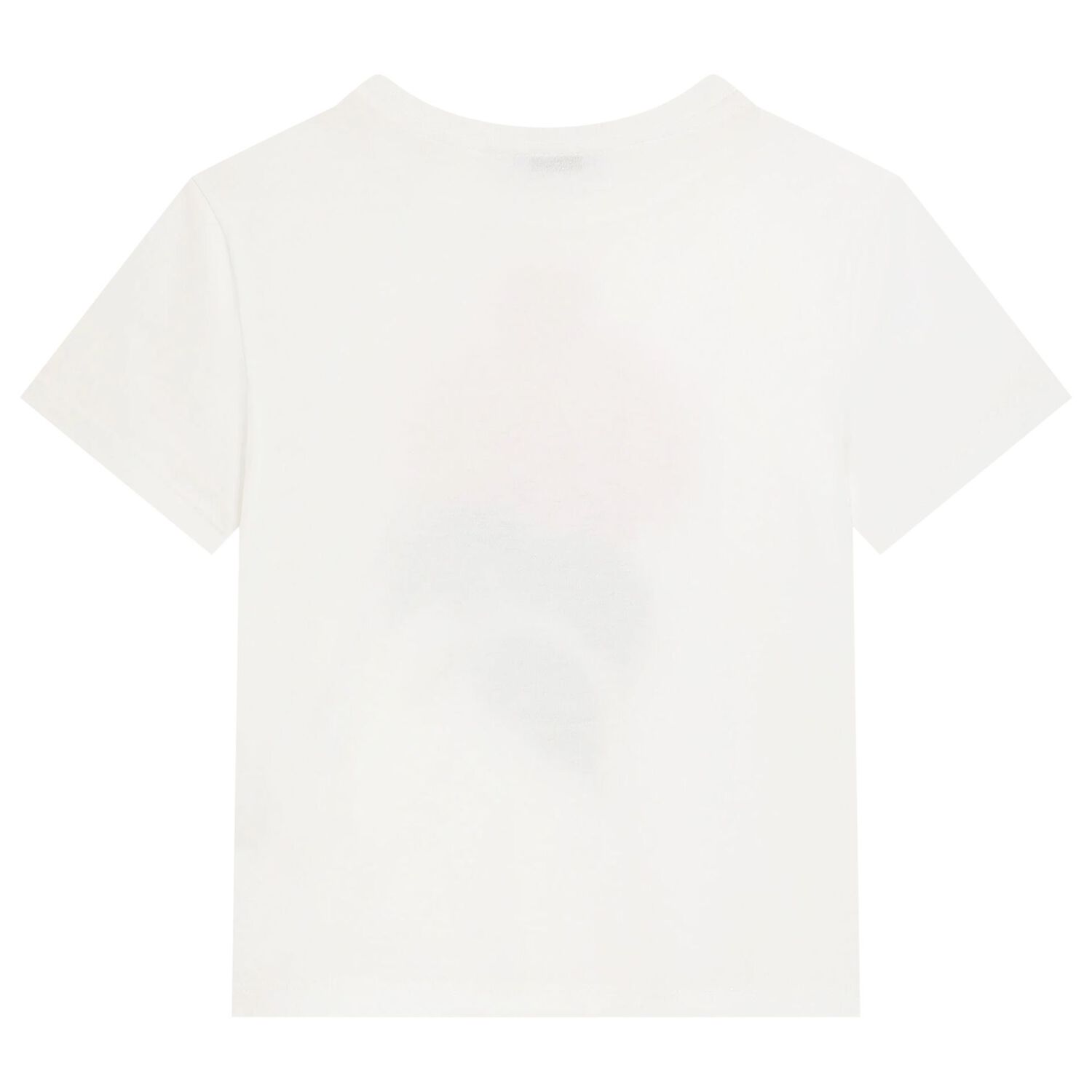 تيشيرت بنات بالشعار بطبعه ورده باللون العاجى , 1, hi-res