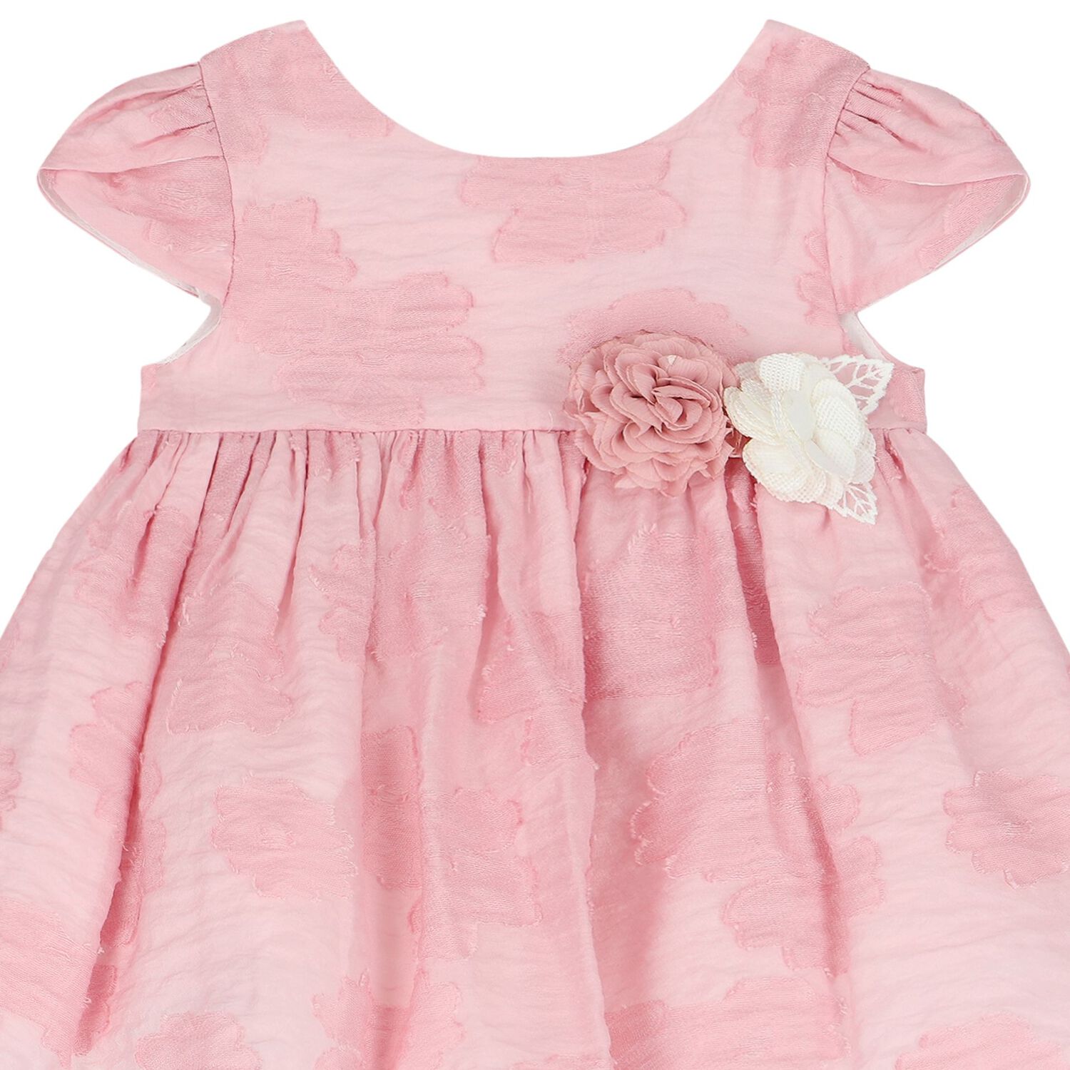 Younger Girls Pink Flower Dress, 1, hi-res image number null