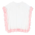 فستان الشاطئ باللون الابيض والوردى, 1, hi-res