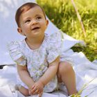 طقم فستان زهري عاجي للبنات الصغار, 1, hi-res