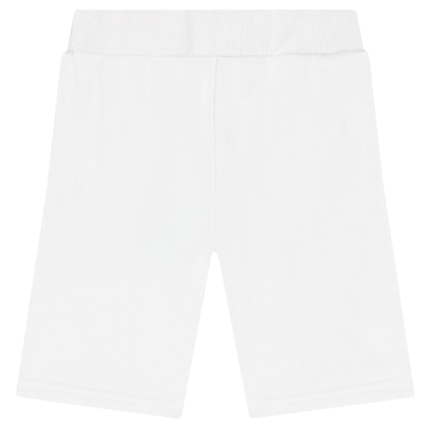 Boys White Teddy Bear Shorts, 2, hi-res