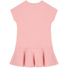 فستان بالشعار باللون الوردى, 1, hi-res