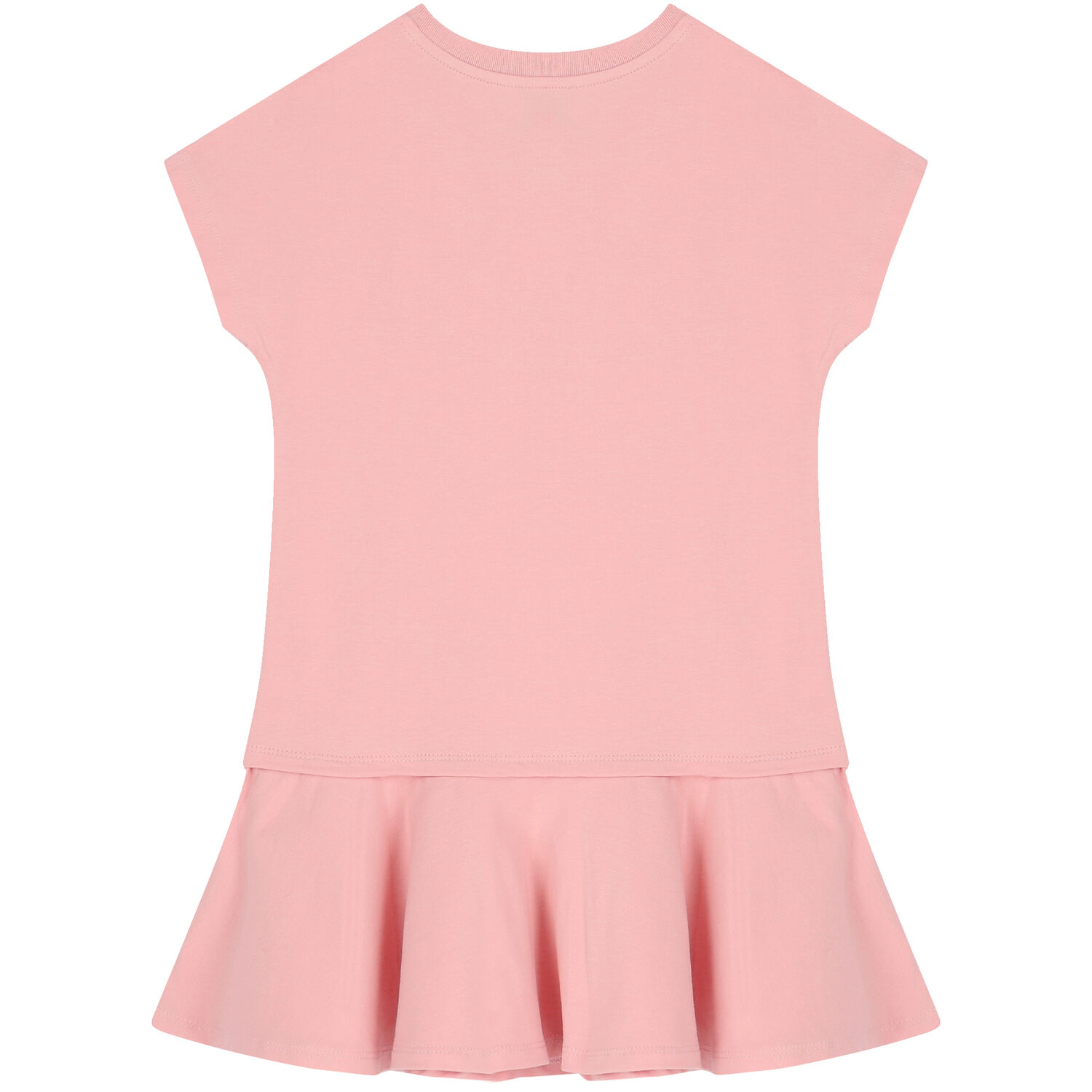 فستان بالشعار باللون الوردى, 1, hi-res