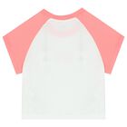 طقم بنات ليغنز بالشعار باللون الأبيض والوردي, 1, hi-res