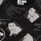 Boys Black Jurassic Shorts Set, 1, hi-res