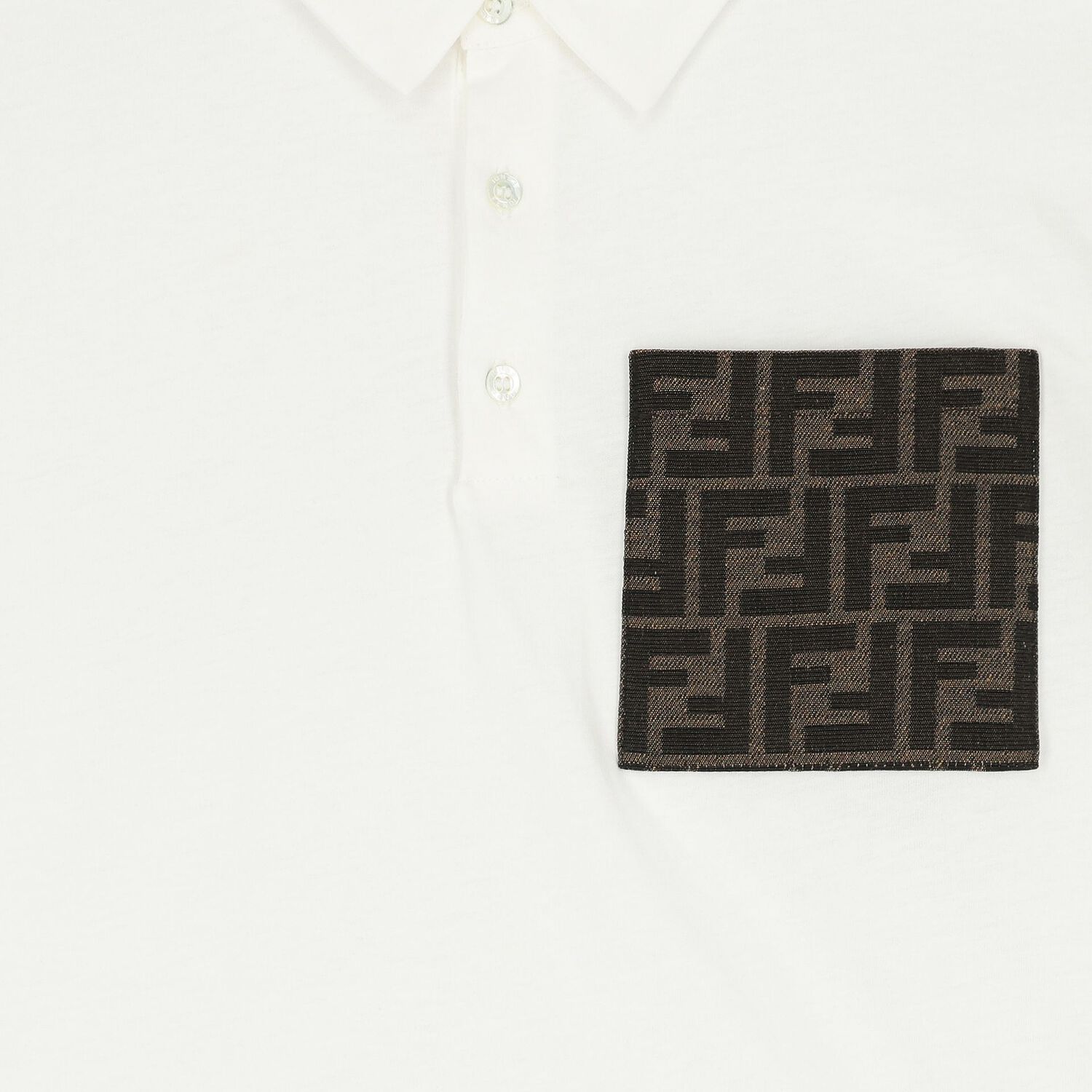 تيشيرت بولو أولاد بالشعار باللون العاجى, 1, hi-res image number null