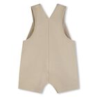Baby Boys Beige Dungaree, 1, hi-res