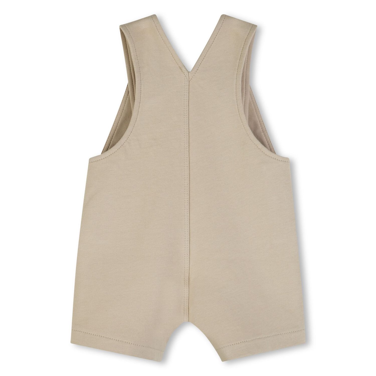 Baby Boys Beige Dungaree, 1, hi-res
