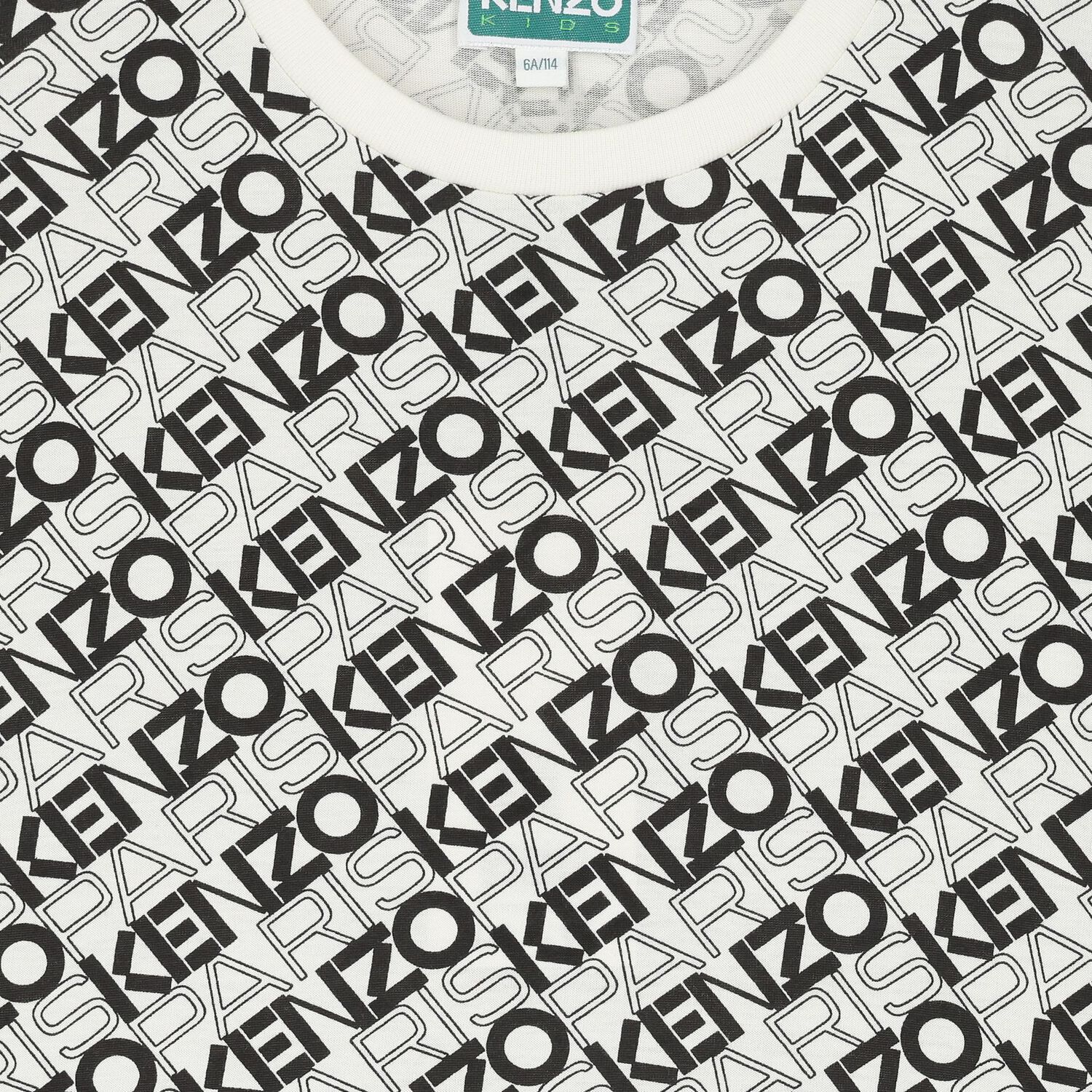 Boys Ivory & Black Logo T-Shirt, 1, hi-res image number null