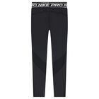 Girls Nike Pro Black Leggings, 1, hi-res