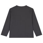 Boys Ivory & Grey Long Sleeve Top ( 2-Pack ), 1, hi-res