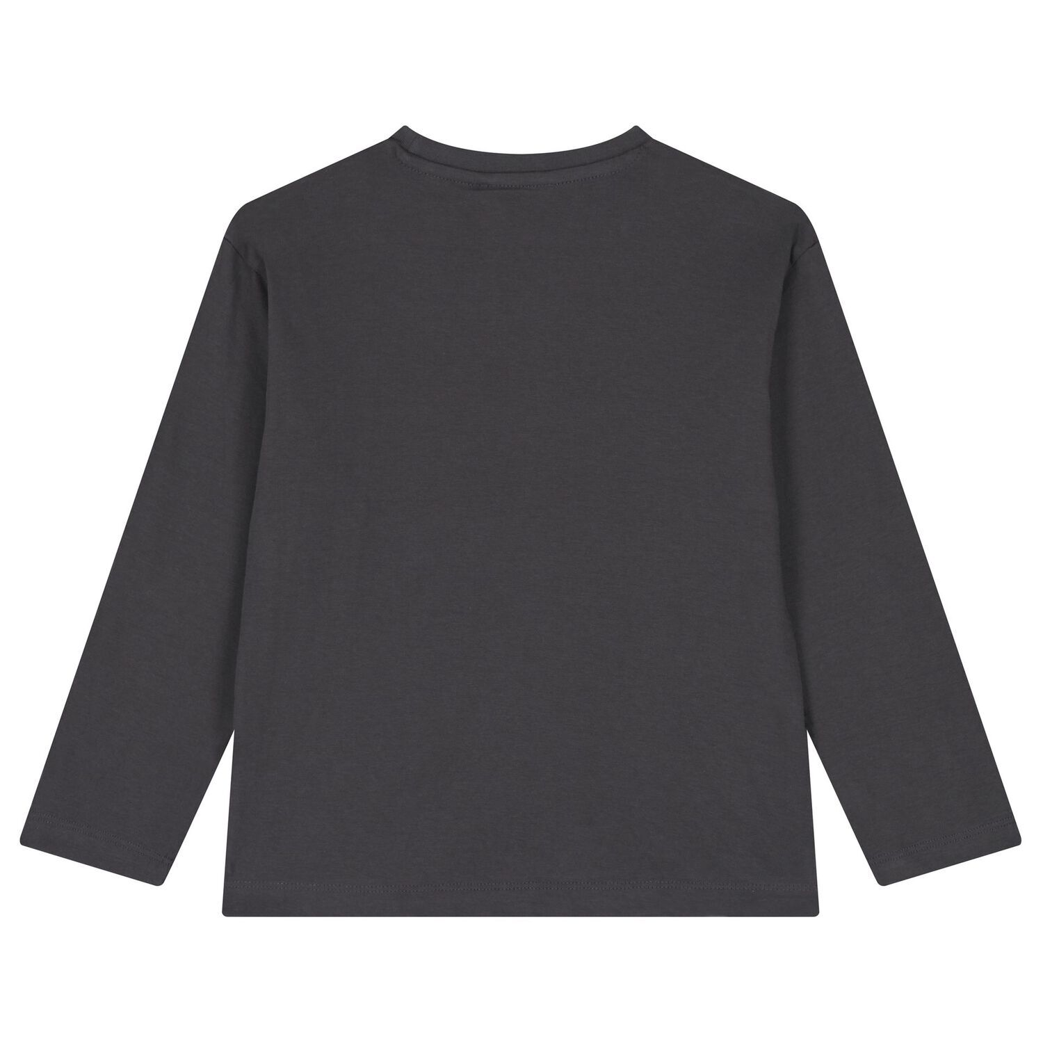 Boys Ivory & Grey Long Sleeve Top ( 2-Pack ), 1, hi-res