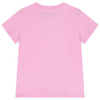 Girls Pink Teddy Bear T-Shirt