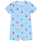 Baby Boys Red & Blue Rompers ( 3-Pack ), 1, hi-res