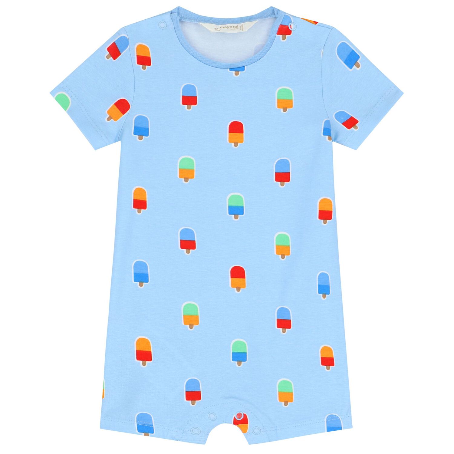 Baby Boys Red & Blue Rompers ( 3-Pack ), 1, hi-res