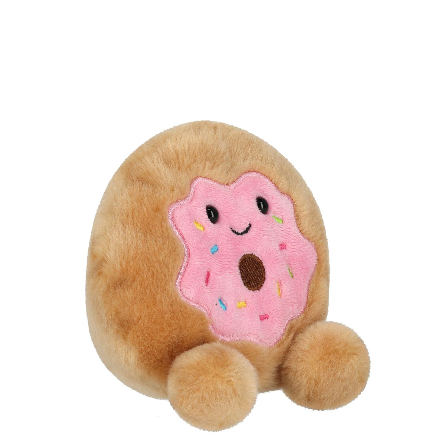Baby Girls Beige & Pink Claire Donut Soft Toy ( 11CM ), 1, hi-res