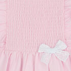 Younger Girls Pink Ruffled Dress, 1, hi-res