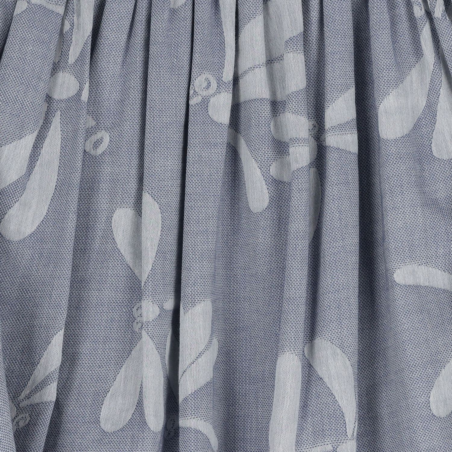 تنورة بنقشة اليعسوب باللون الازرق للبنات , 1, hi-res