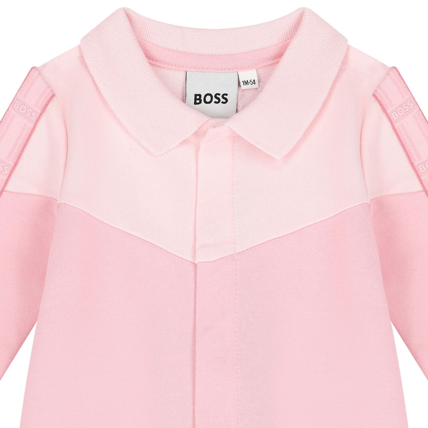 افرول بنات بالشعار باللون الوردى, 1, hi-res