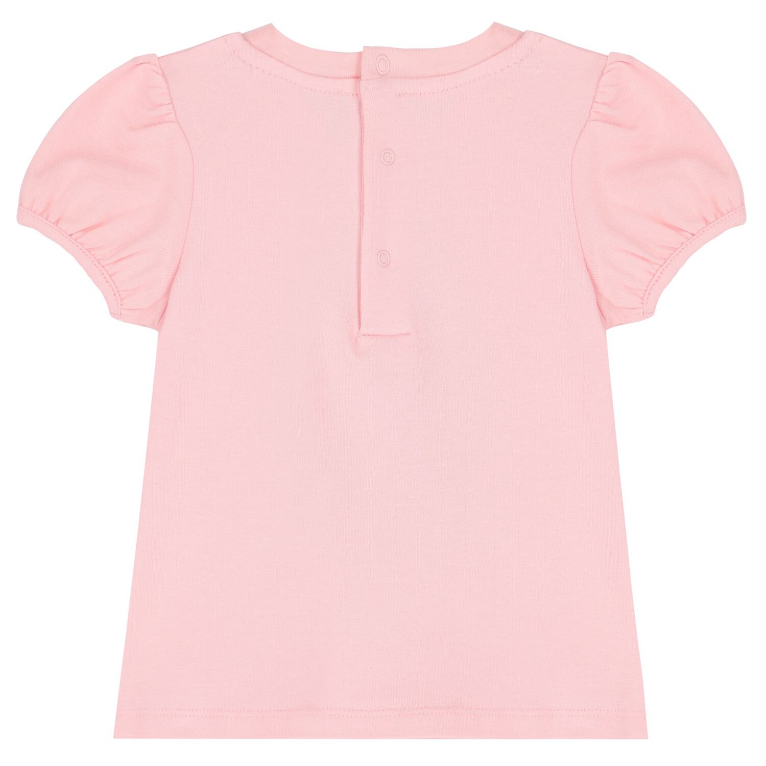 Younger Girls Pink Teddy Bear Logo Shorts Set, 1, hi-res