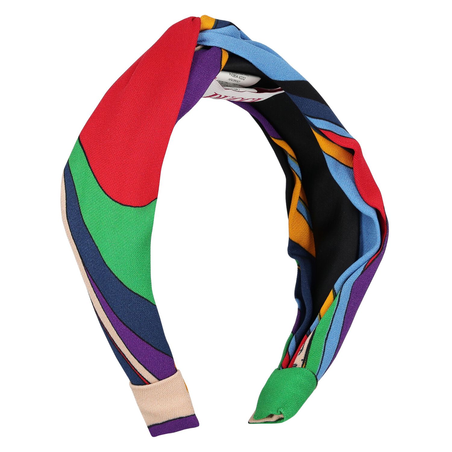 Girls Black & Purple Onde Headband, 2, hi-res