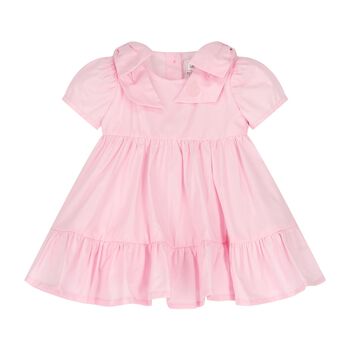 Baby Girls Pink Bow Dress