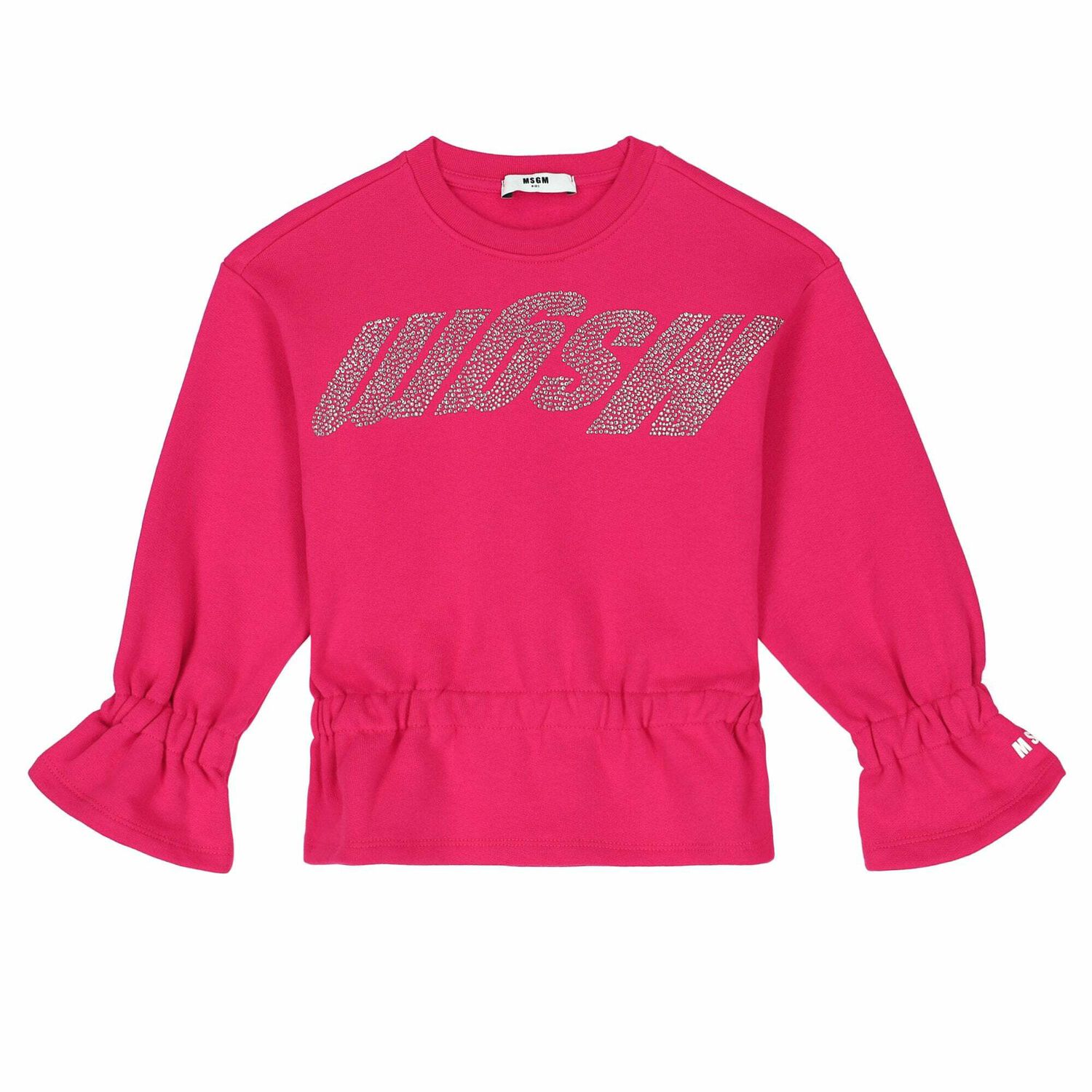 Girls Pink Logo Sweatshirt, 1, hi-res